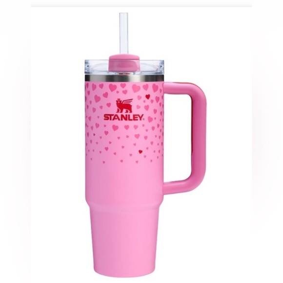 Target Stanley 30oz Stainless Steel H2.0 Flowstate Quencher Tumbler Sweet Hearts - Picture 1 of 8